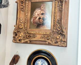 Oil based paintings of dogs , a bunch of good boys and girls 😊😊