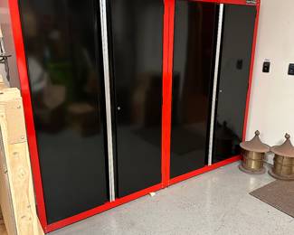 2 large craftsman tool cabinets metal 