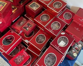 Large Waterford Christmas collection 