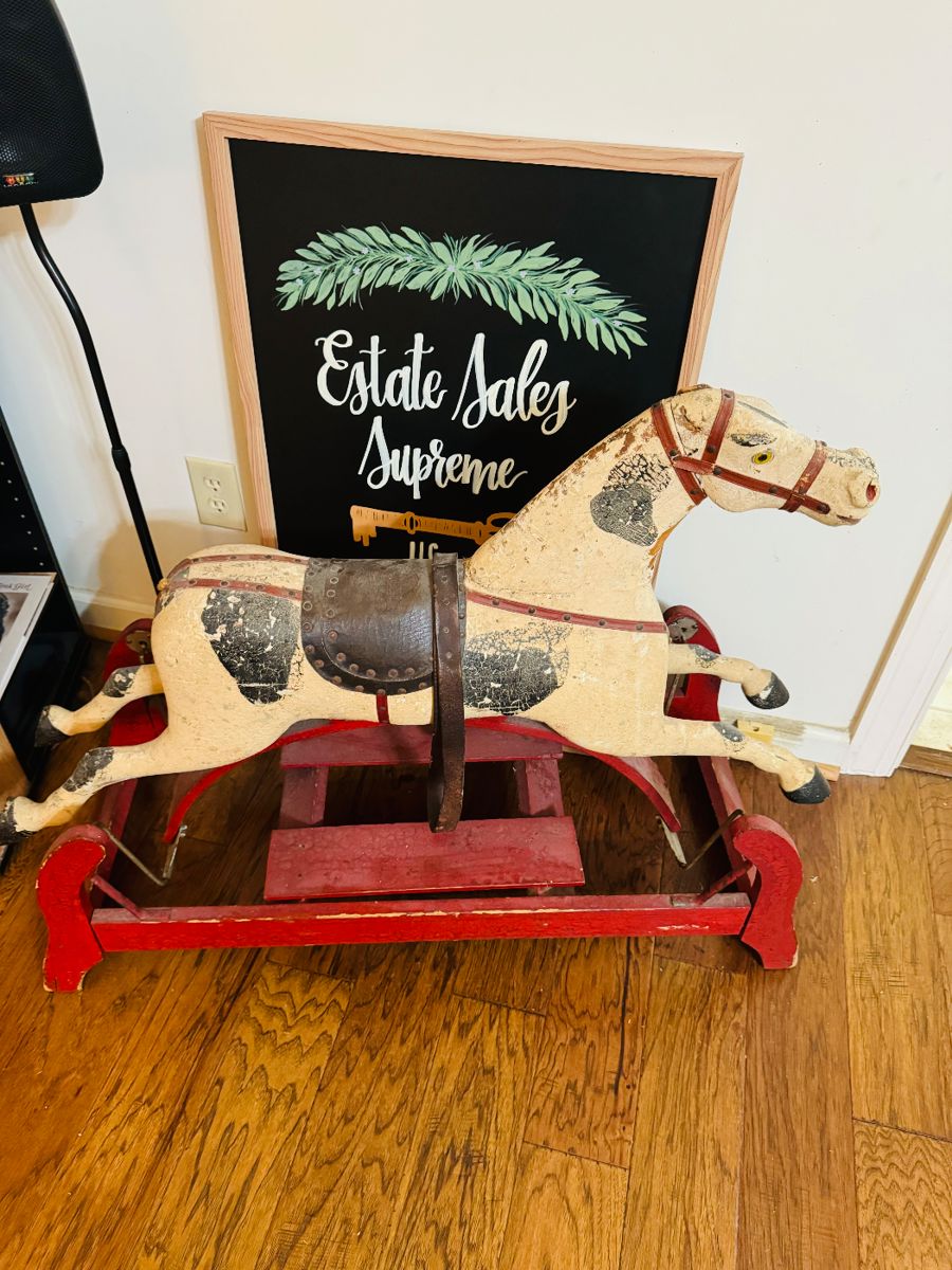 ANTIQUE GLIDING HORSE