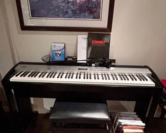 Fabulous Lowrey Key Board W/Bench, Sheet Music, Light ...Instructions on how to learn to play