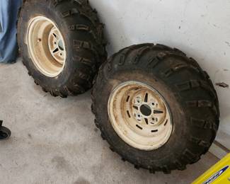 Four wheeler wheels and tires