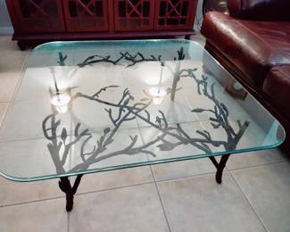 RARE MID CENTURY 80'S Handcrafted Wrought Iron "Tree Branch" Coffee Table In The Style of Giacometti, 
AgileStyle