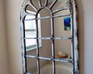 LARGE SHABBY CHIC MIRROR