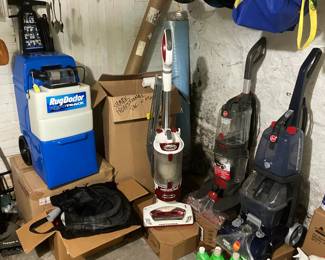 Rug Doctor used once; Hoover, Shark Professional and more