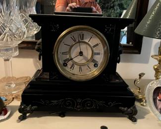 Ansonia Shelf Clock-runs perfectly