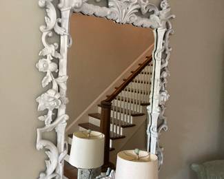 Asian Decorative Foyer Mirror