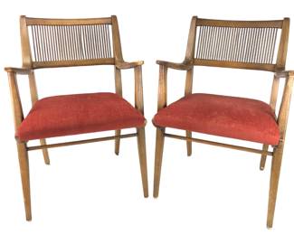 Mid-Century Modern Drexel Walnut Dining Chairs 