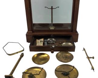 Antique Henry Troemner Chainomatic Apothecary Scale