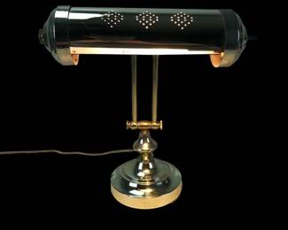 Vintage Bankers Desk Lamp (WORKS)