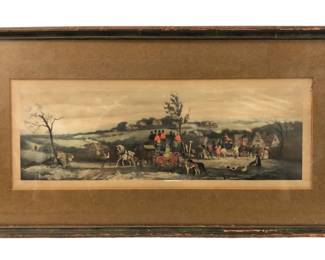 "Summer" Hand Colored Aquatint (After) William Joseph Shayer