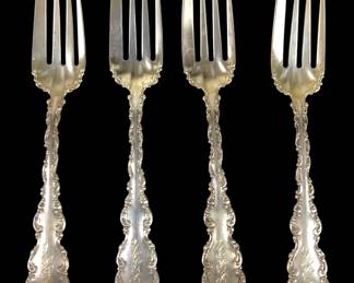 Hardy & Hayes Sterling Silver Forks, Pat. 1891