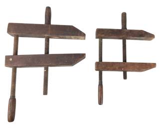 Antique Wood Clamps