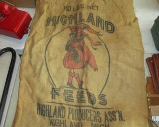 Burlap Feed Bags