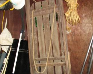 Antique Wood Sled