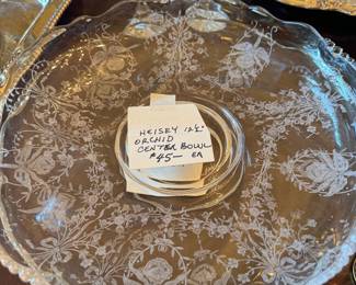 Hensley Orchid Center Bowl- pair