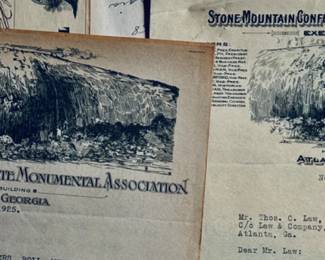 1924-1925 Stone Mt. Letterheads