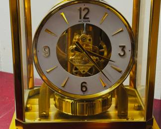 Le Coultre Desk clock. BEAUTIFUL!