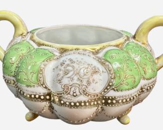 Ornate Nippon sugar bowl 