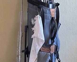 Sun Mountain Sports Golf Bag Super Pro Golf Course Guide Assortment Of Golf Clubs