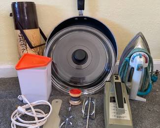 Vintage Rolling Knife Vintage Iron Vintage Mixer Vintage Aladdin PumpADrink  Tfal Frying Pan