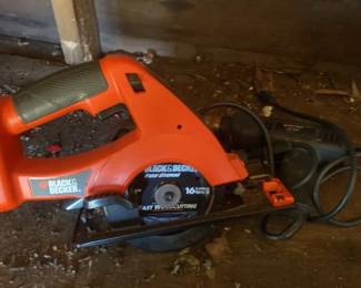Black Decker Woodcutting Saw And Drill