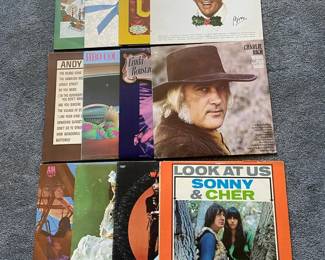 12 Vinyl Records Charlie Rich Andy William More