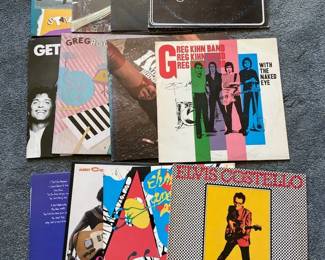 12 Vinyls Record Elvis Costello And More