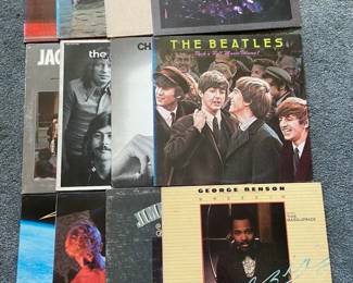 Vinyl Records Of The Beatles And Other