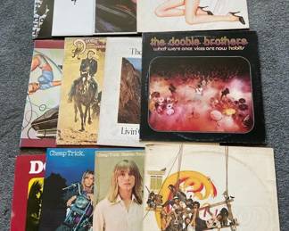 Vinyl Records Of The Doobie Brothers And Others