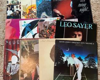 Vinyl Record Of Elton John And More 12 Vinyls