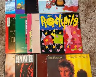 13 Vinyls Of Rod Stewart And Other