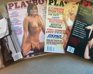 4 PLAYBOY Magazines Featuring Marilyn Monroe Heidi Montag And Bo Derek