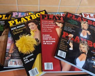 Playboy 1993 Collection With Rush Limbaugh And Frank Zappa Interviews And More 10 Issues