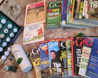 Golf Magazines Collectible Golf Balls And More