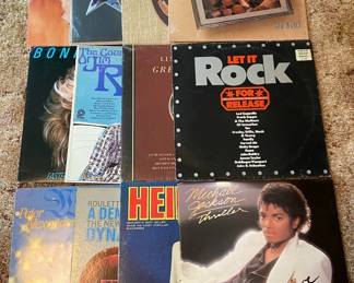 Vinyl Record Of Michael Jackson And Other 12 Vinyl Record