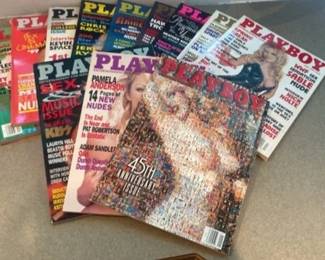 12 PLAYBOY Magazines Year 1999Some Featuring Pamela Anderson