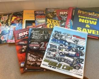 Assortment Of Souvenir Racing Magazines