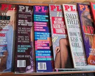 Playboy 1986 Collection With Holiday Anniversary Issue 9 Magazines