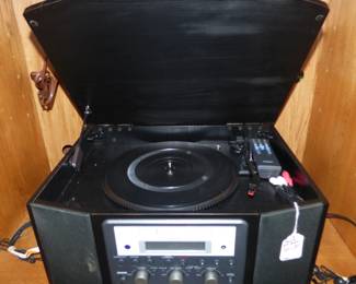 Turn Table, CD player, Radio