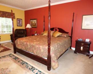 King 4 Post Rice Bed