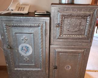 Vintage ice boxes