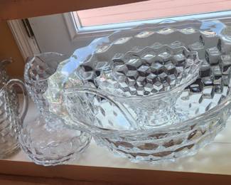 Note the Large punch bowl with base.