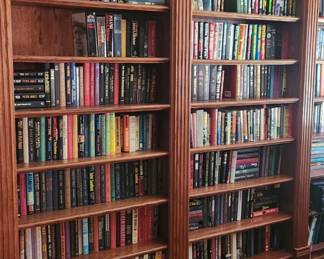 Hundreds of books in library