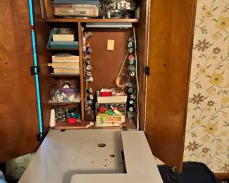 Singer Space Saving Sewing Cabinet 