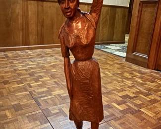 Wooden tabletop/bookcase sculptures