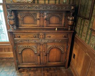Wooden armoire cabinet 