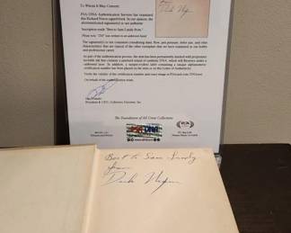 RICHARD NIXON SIGNED BOOK