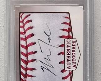 MIKE TROUT ROOKIE AUTOGRAPH** Rare MINOR LEAGUE SIGNATURE 