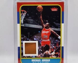 07 FLEER MICHAEL JORDAN GAME USED COURT PATCH